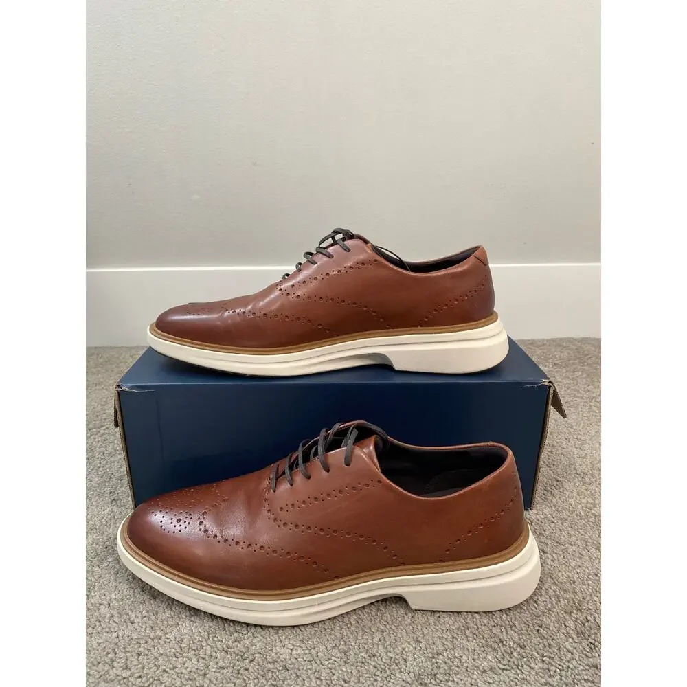New Cole Haan CTY Spectre Wing Oxford Men’s Shoes, Brown Size 10